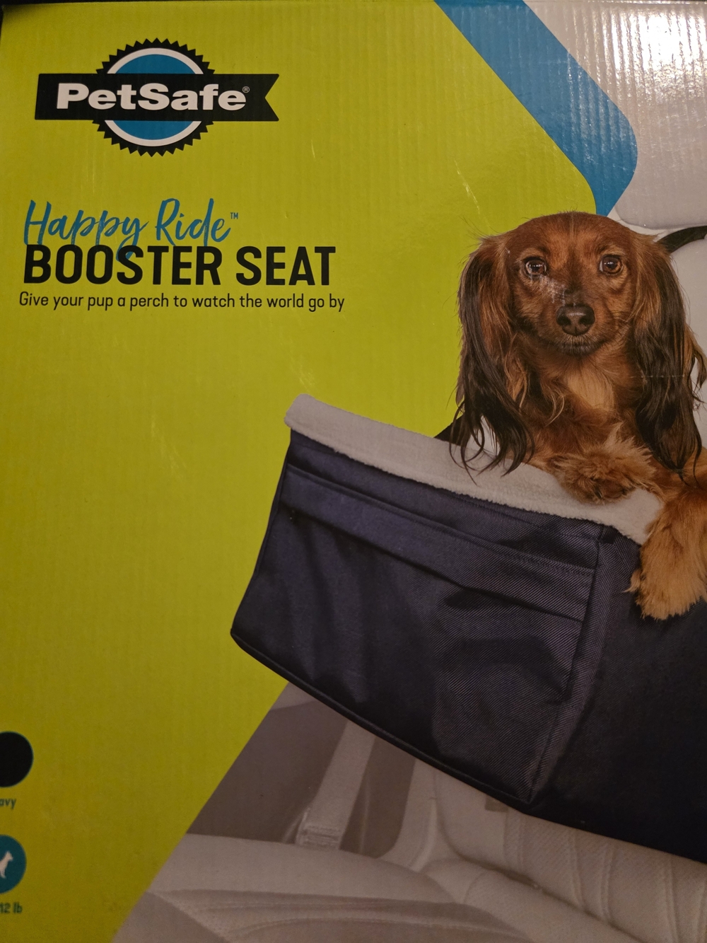 PetSafe Booster Seat in Navy Blue with Cream Lining